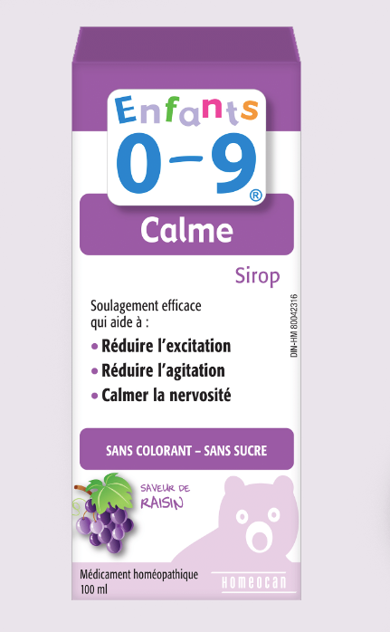 Calme - Sirop 100ml - Homeocan -  Enfants 0-9 ans