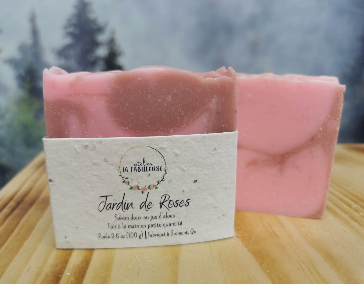 Savon Jardin de Roses - Atelier La Fabuleuse