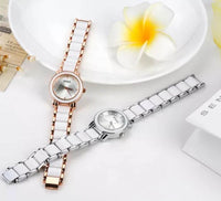 Montre Sendas Blanche et argent pour femmes