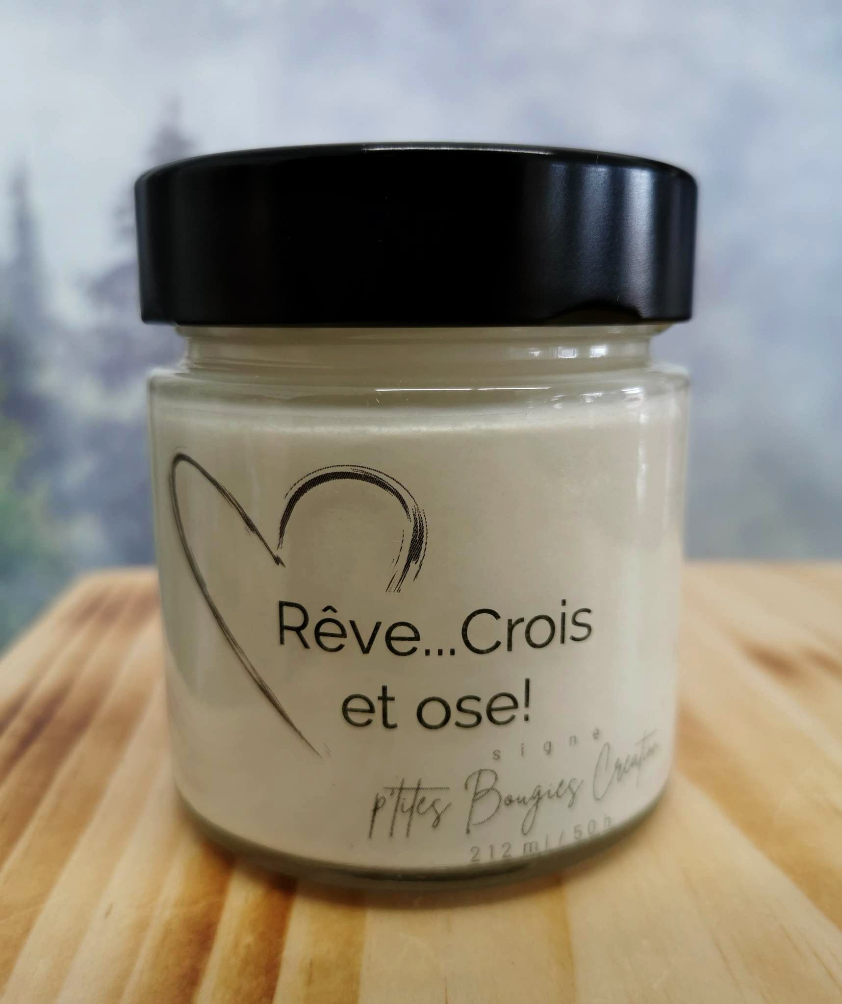 Bougie Rêve, Crois, Ose - P'tites Bougies Création