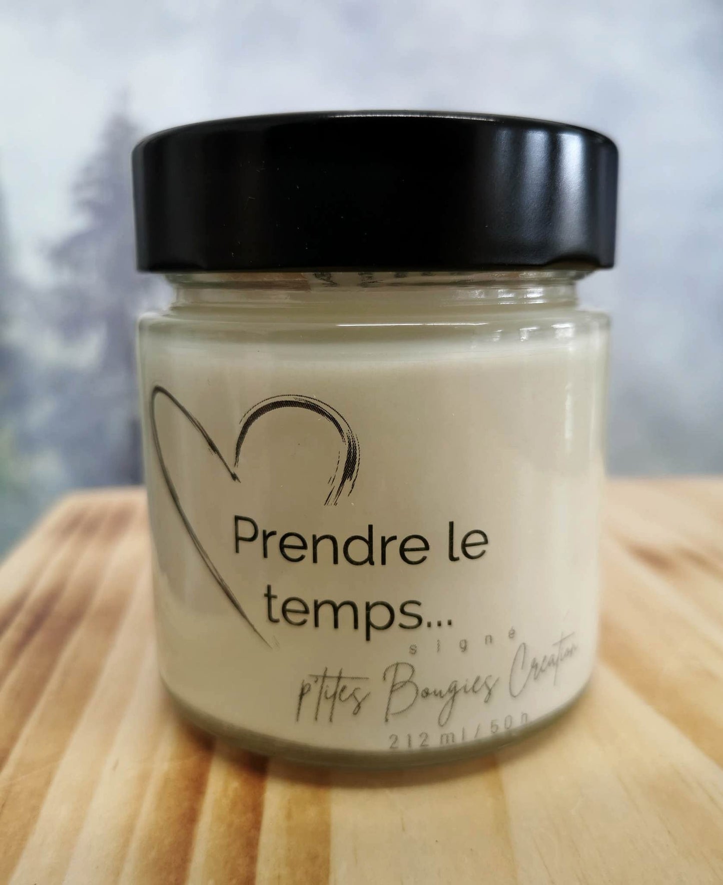 Bougie Prendre le temps - P'tites Bougies Création