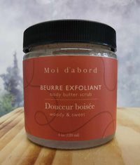 Beurre corporel exfoliant - Douceur boisée