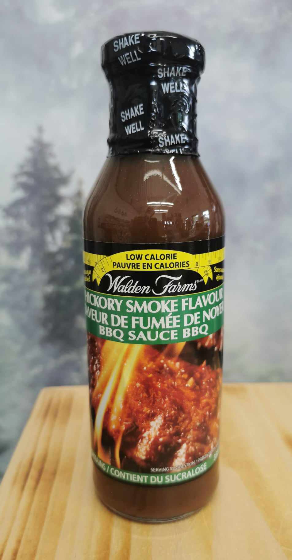 Sauce BBQ - Saveur de fumée de noyer (Hickory Smoked) - Walden Farms