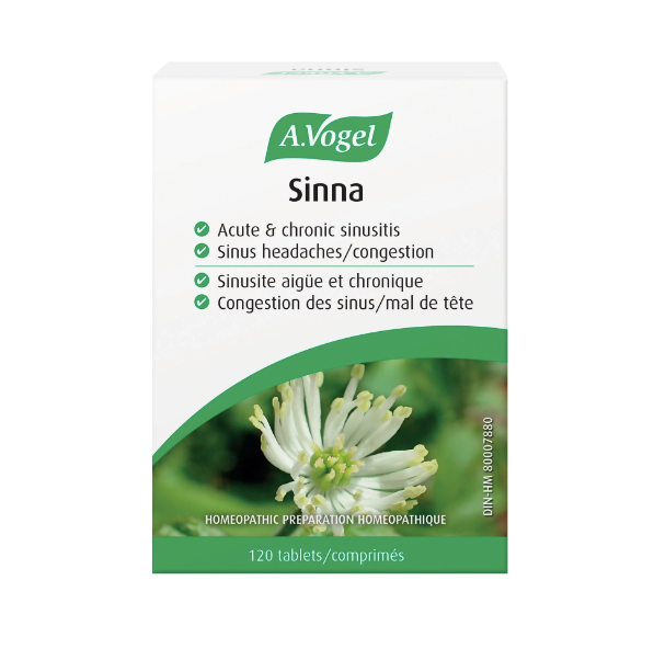 Sinna - Congestion des sinus - 120 comprimés - A.Vogel