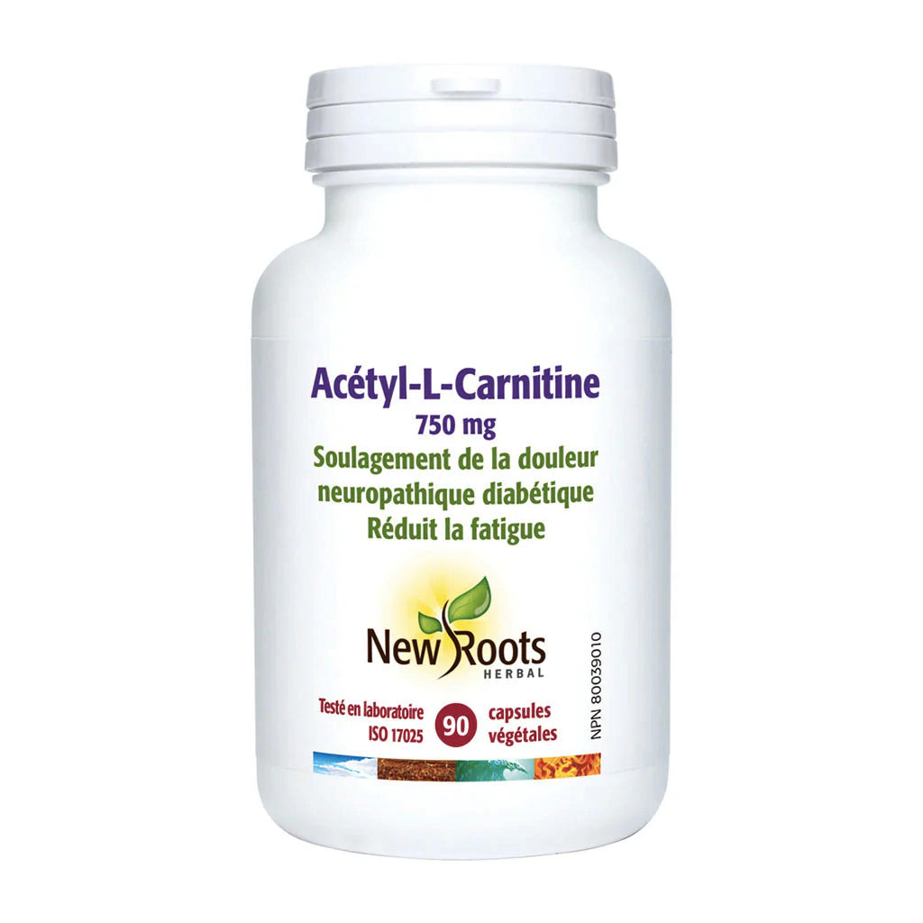 Acétyl-L-Carnitine - New Roots - 90 capsules