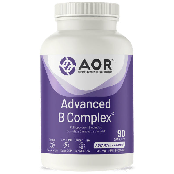 Advanced B Complex - Complexe B Avancé - 90 ou 180 capsules