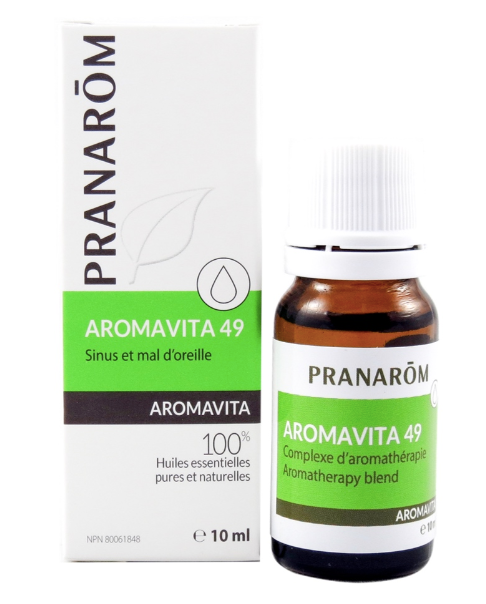 Aromavita 49 - Sinus et mal d'oreilles - Pranarom -10ml