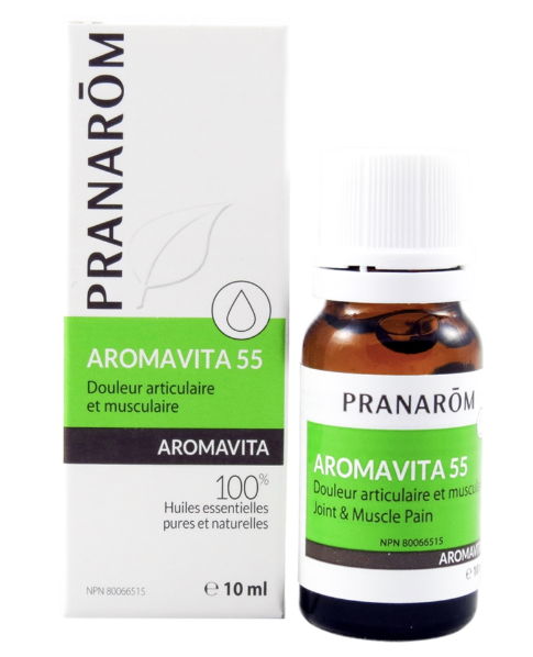 Aromavita 55 - Douleurs musculaires et articulaires - Pranarom - 10ml