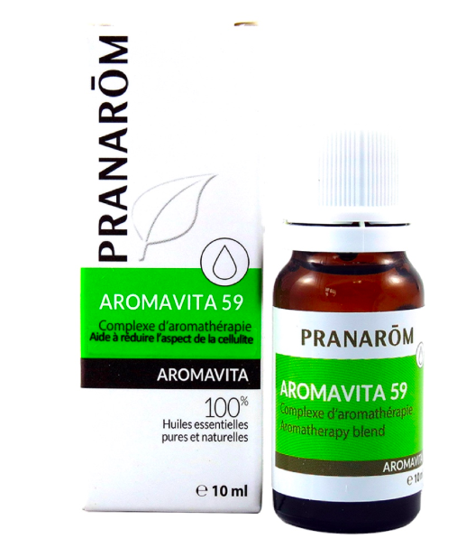 Aromavita 59 - Aide à réduire l'aspect de la cellulite - Pranarom - 10 ml