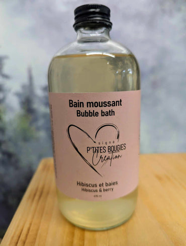 Bain moussant - Hibiscus et baies - 480ml