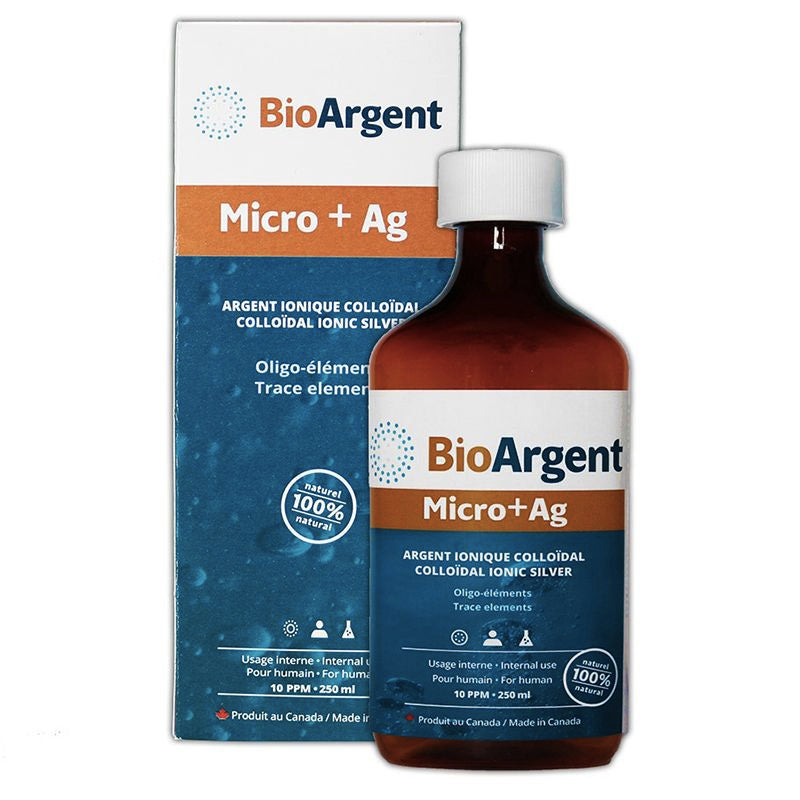 Argent Ionique colloïdal - 10ppm - BioArgent - 250ml