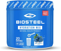 Électrolytes - Mélange d'hydratation - Framboise bleue - Biosteel - 148g (20 portions)