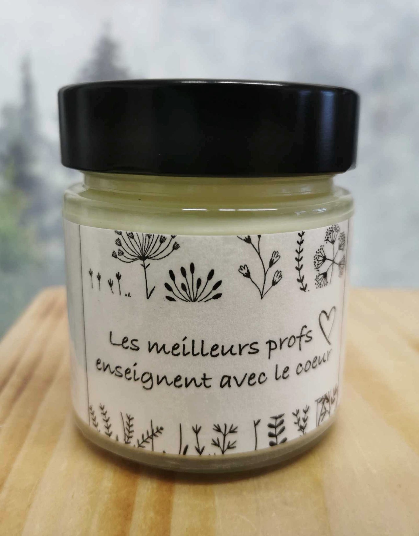 Chandelle de soya - Les meilleurs profs enseignent avec le coeur