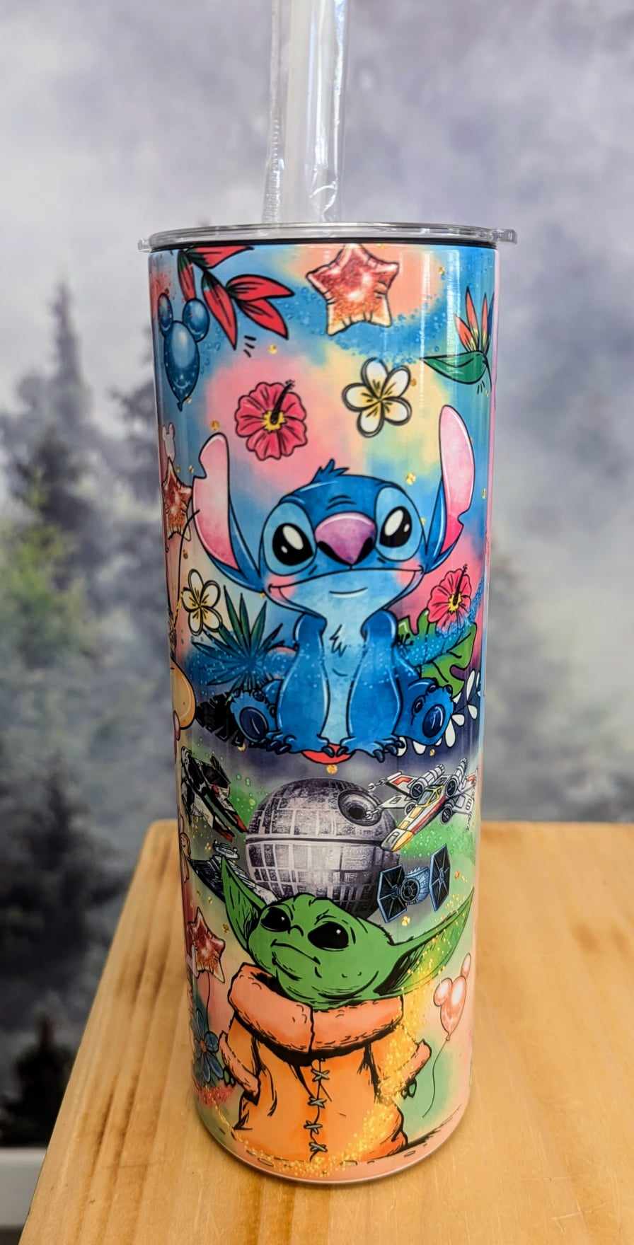 Bouteille isotherme sport 20 0z. - Stitch, Mini-Yoda, Bambi, Winnie, Mickey, Dumbo