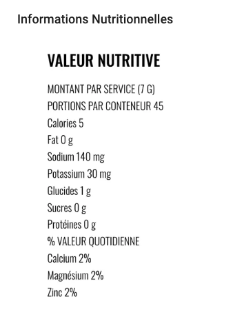 Electrolytes - Mélange d'hydratation - Arc-en-ciel - Biosteel - 315g (45 portions)