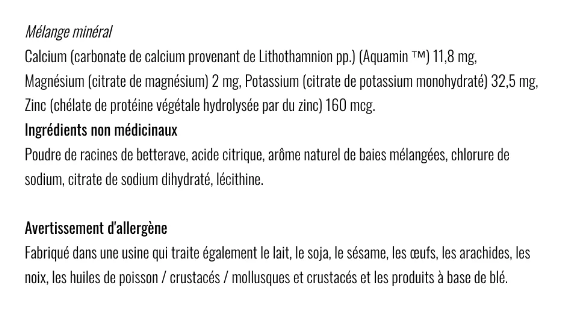 Électrolytes - Mélange d'hydratation - Framboise bleue - Biosteel - 148g (20 portions)