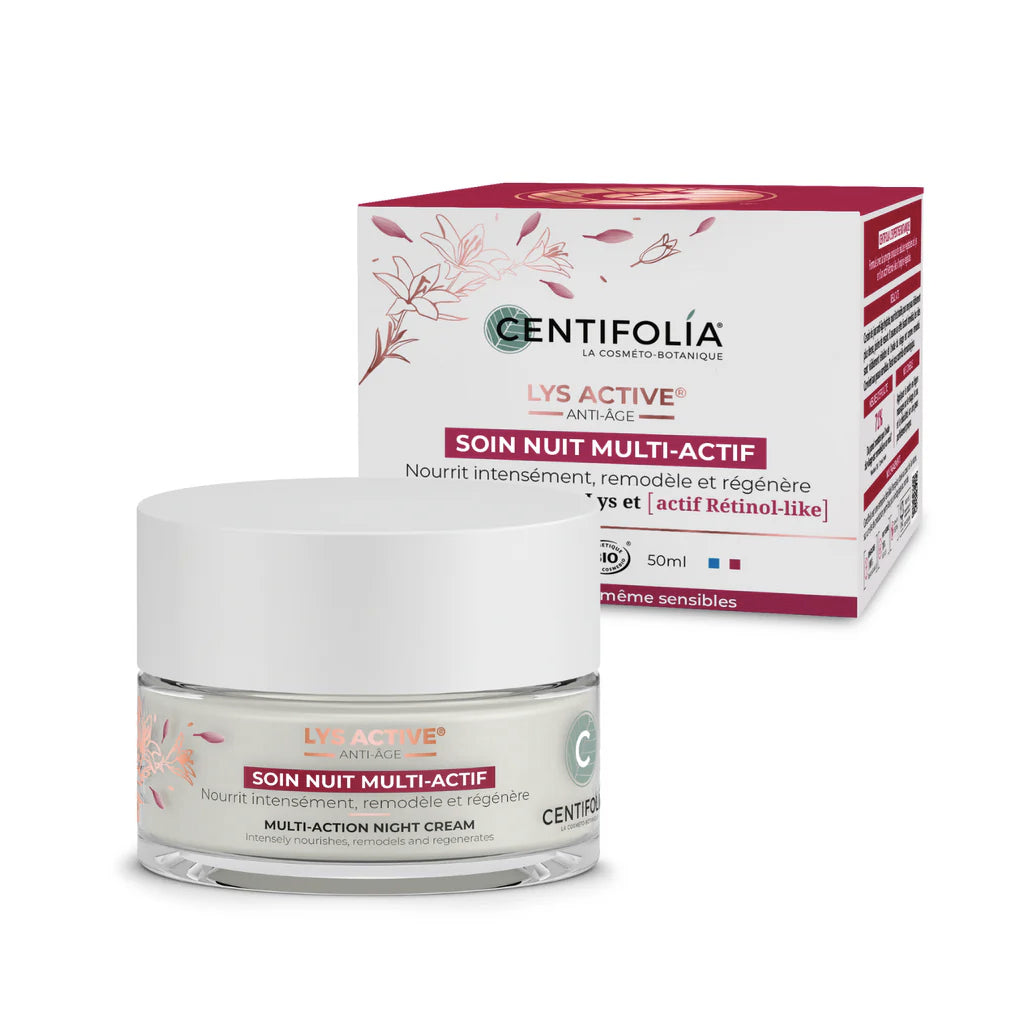 Soin Nuit Multi-Actif - Centifolia (actif rétinol-like) - 50ml