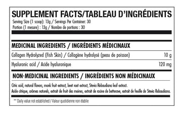 Collagène marin + acide hyaluronique - Fruit de la passion - Nova Pharma - 30 portions