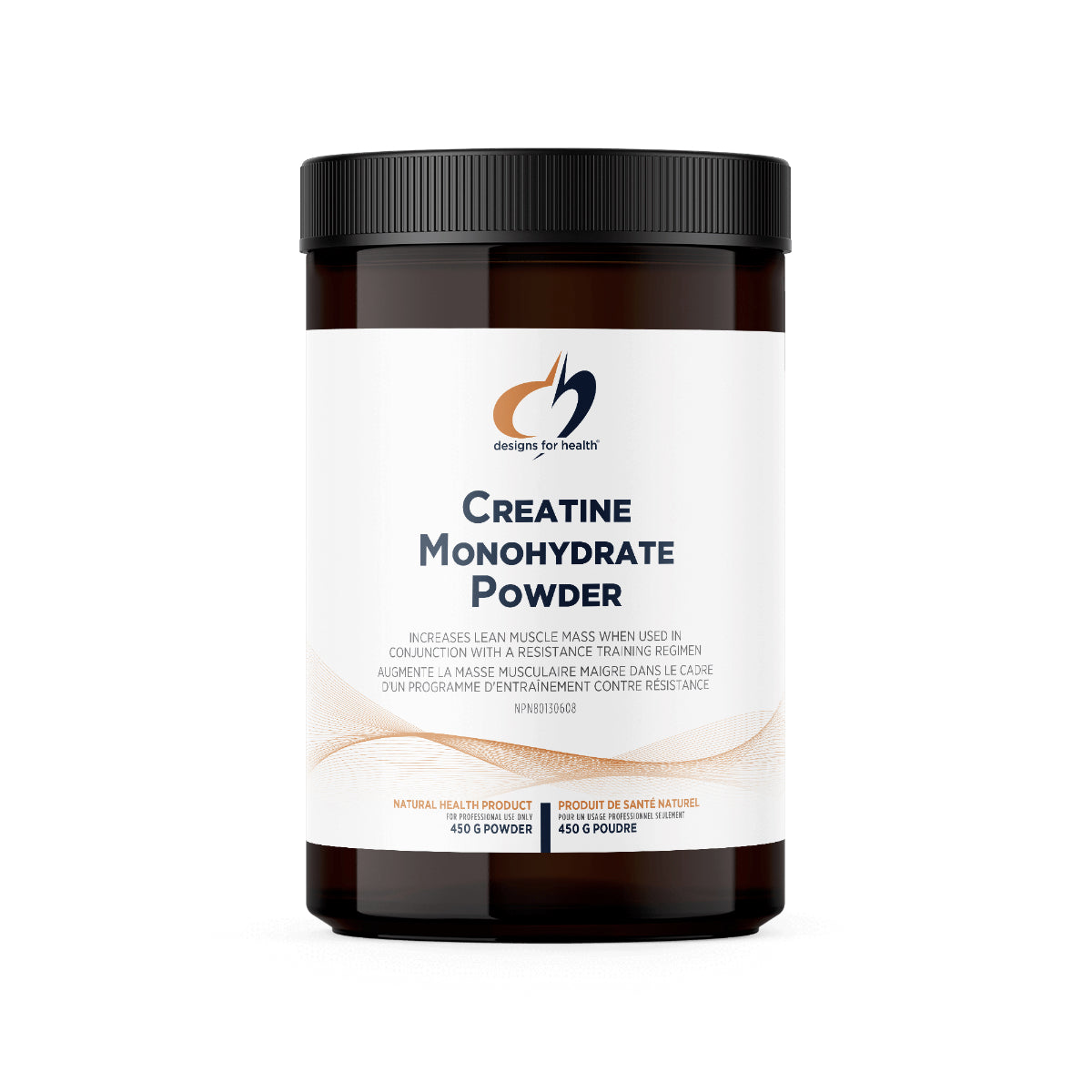 Creatine Monohydrate - Designs for Health - 450g (poudre)