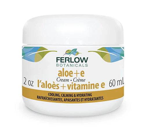 Crème à l'aloès et à la vitamine E - Ferlow Botanicals - 60ml