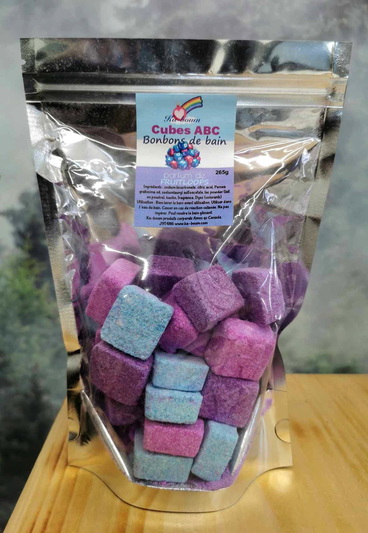 Cubes de bain effervescents - 265g - Fruitloops