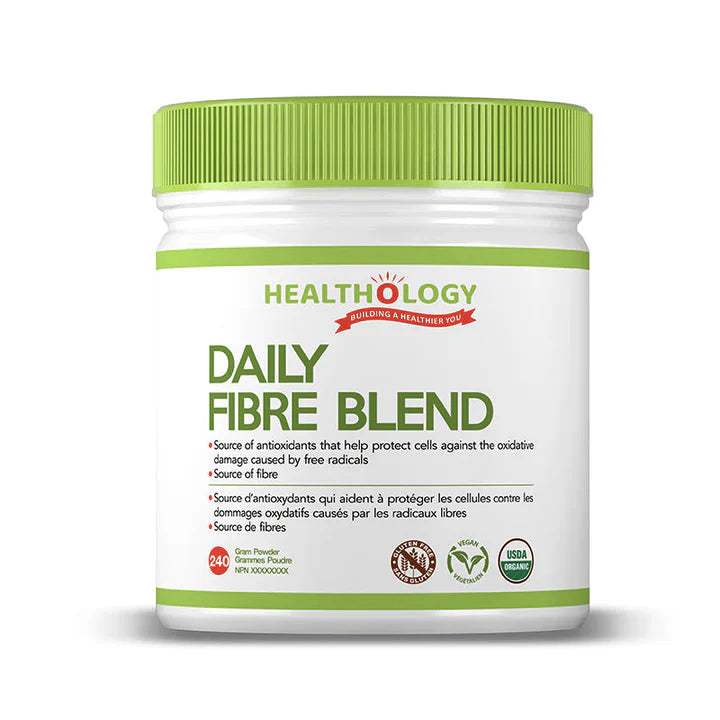 Daily fibre blend - Mélange de fibres quotidien - Healthology (240 de poudre)