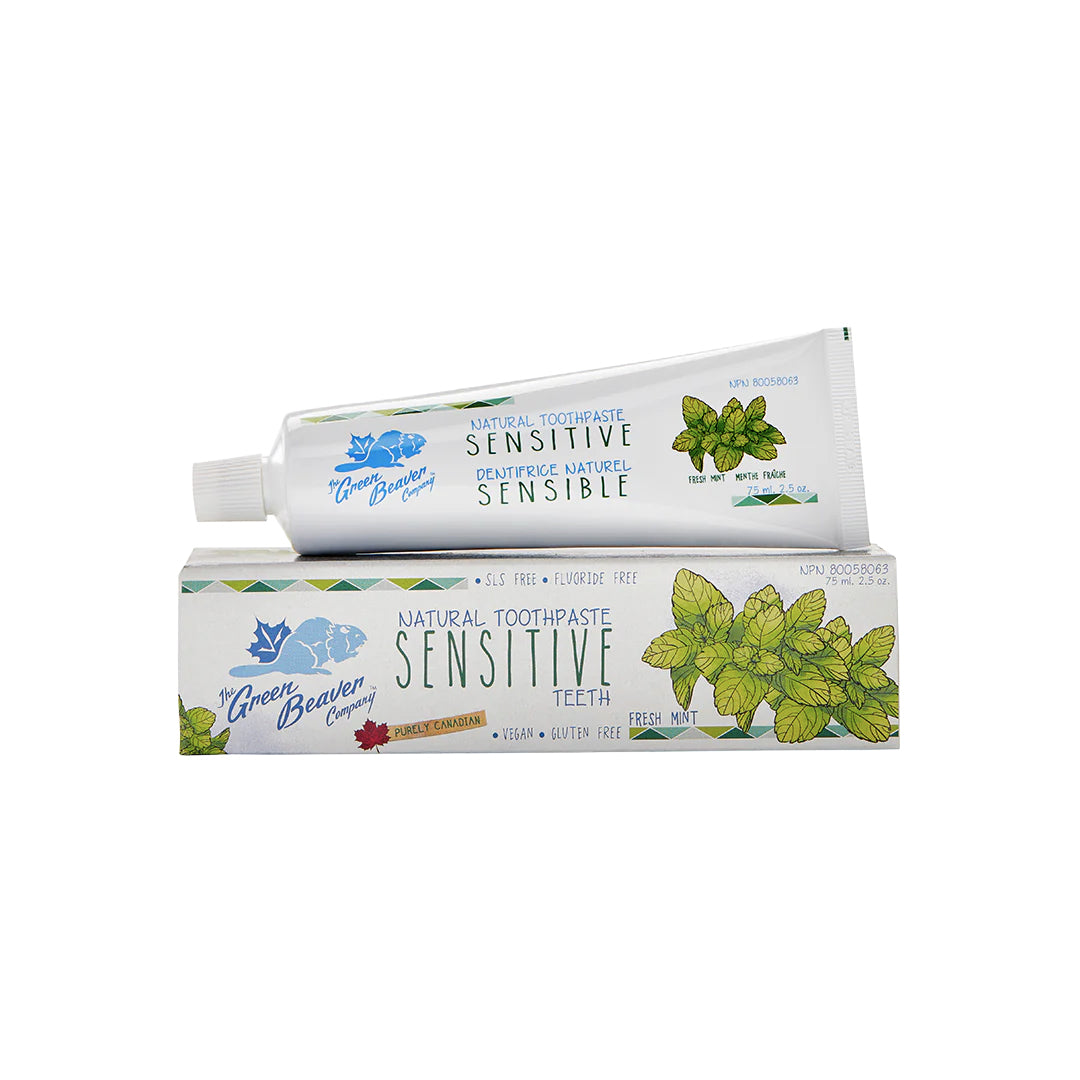 Dentifrice naturel dents sensibles - Menthe fraîche - Green Beaver - 75g