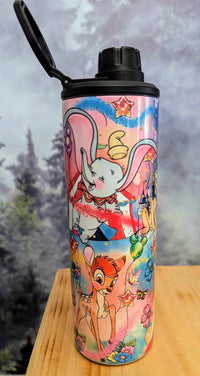 Bouteille isotherme sport 20 0z. - Stitch, Mini-Yoda, Bambi, Winnie, Mickey, Dumbo