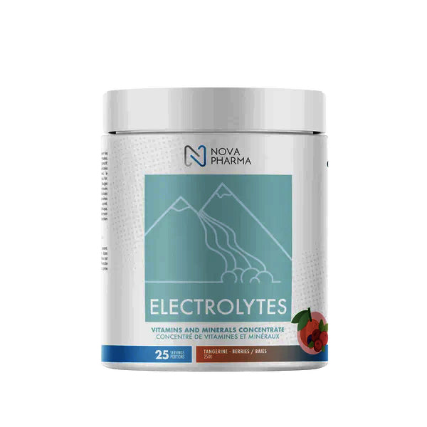 Electrolytes - Baies - Nova Pharma - 250g - 25 portions