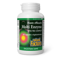 Multi-Enzymes Haute Efficacité - Digestion - Natural Factors - 120 capsules