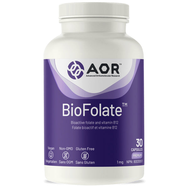 BioFolate (b9 méthylée) - AOR - 60 capsules