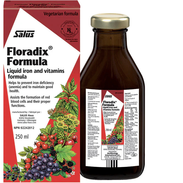 Formule de fer et vitamines - Floradix - Salus - 250ml