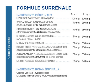 Formule Tonique (Anciennement Formule Surrénale) - Gammaforce - 60 capsules