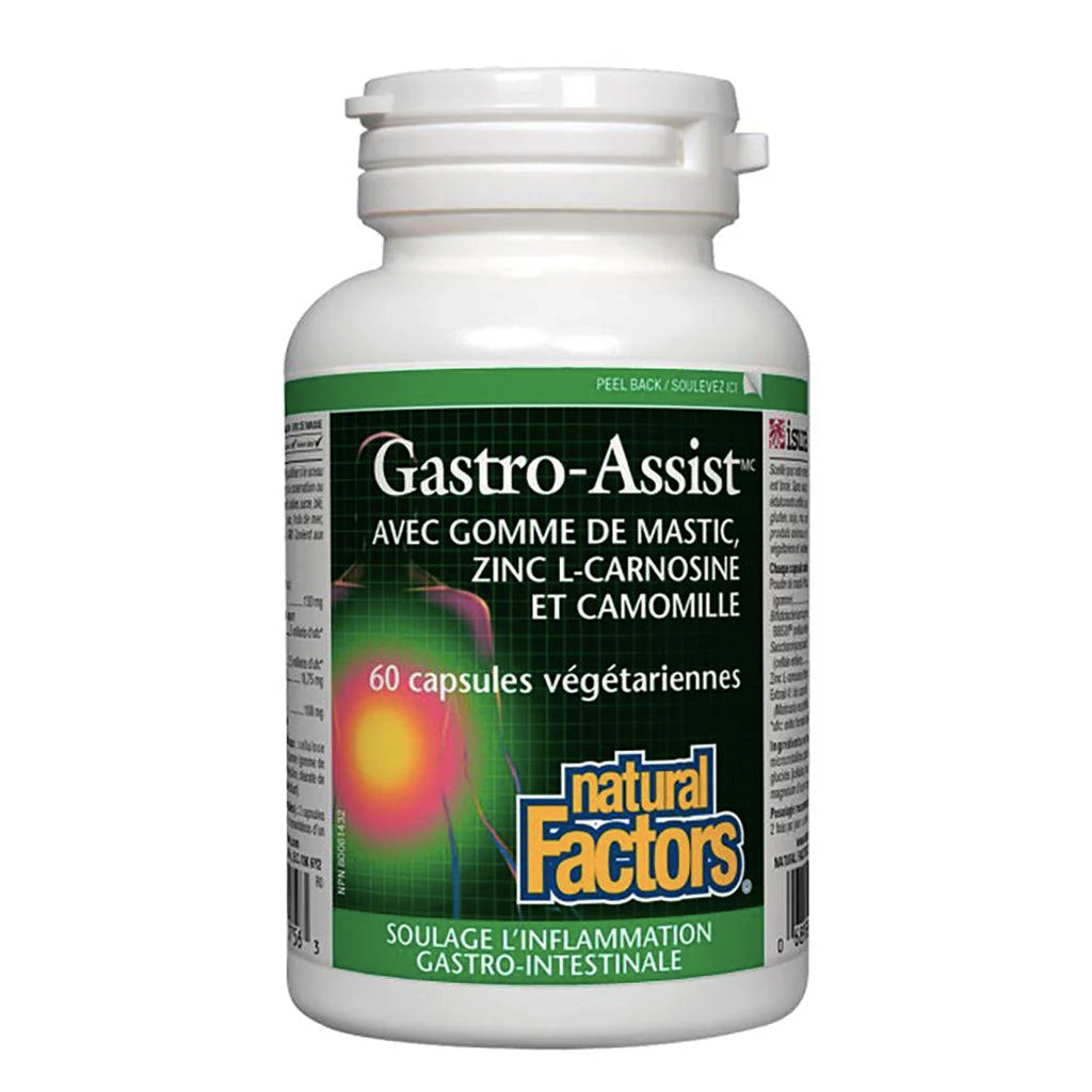 Gastro-Assist - Soulage l'inflammation gastro-intestinale - Natural Factors - 60 capsules