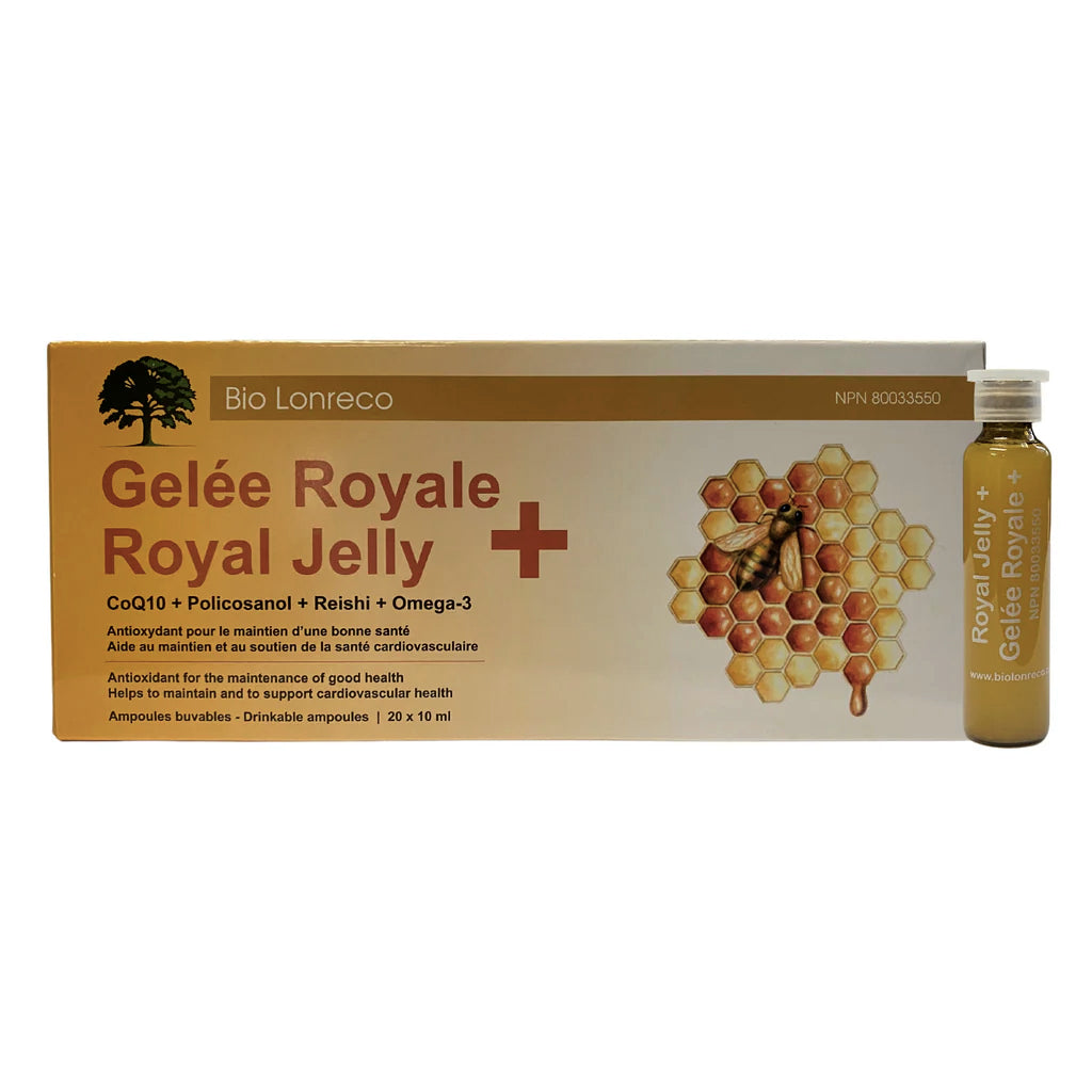 Gelée Royale Plus - Bio Lorenco - 20 ampoules de 10ml