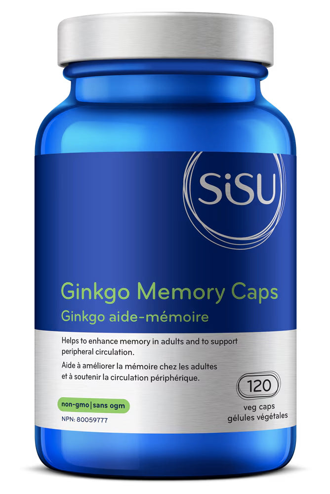 Ginkgo Aide-Mémoire - Sisu - 120 capsules