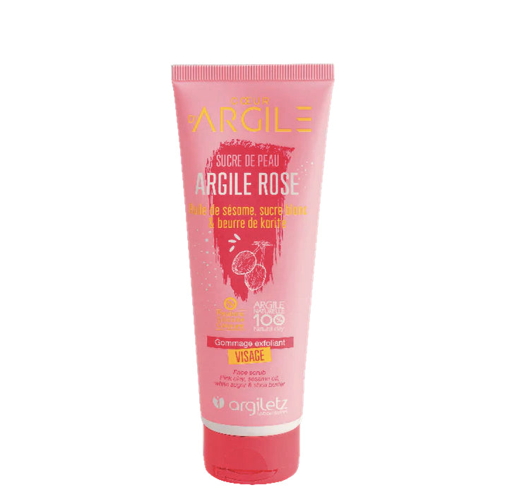 Gommage exfoliant visage argile rose - Argiletz - 100ml