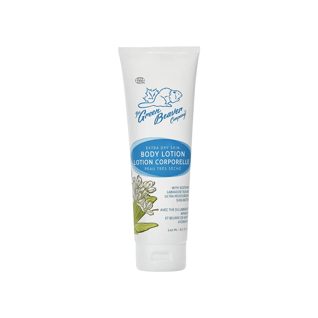 Lotion corporelle peau très sèche (thé du Labrador et beurre de Karité) - Green Beaver - 240ml