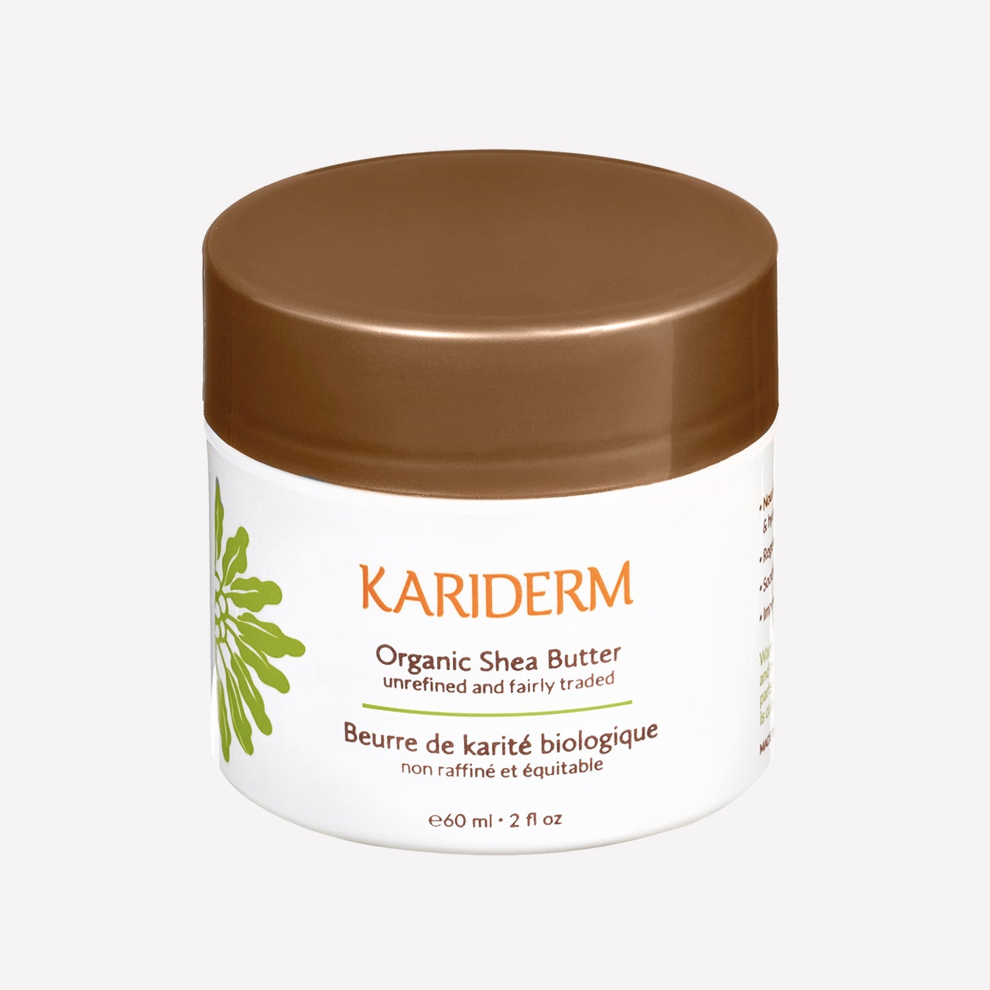 Beurre de karité biologique - Kariderm - 60ml