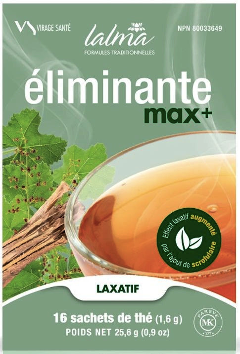 Tisane Éliminante Max+ - Lalma - Virage Santé - 16 sachets