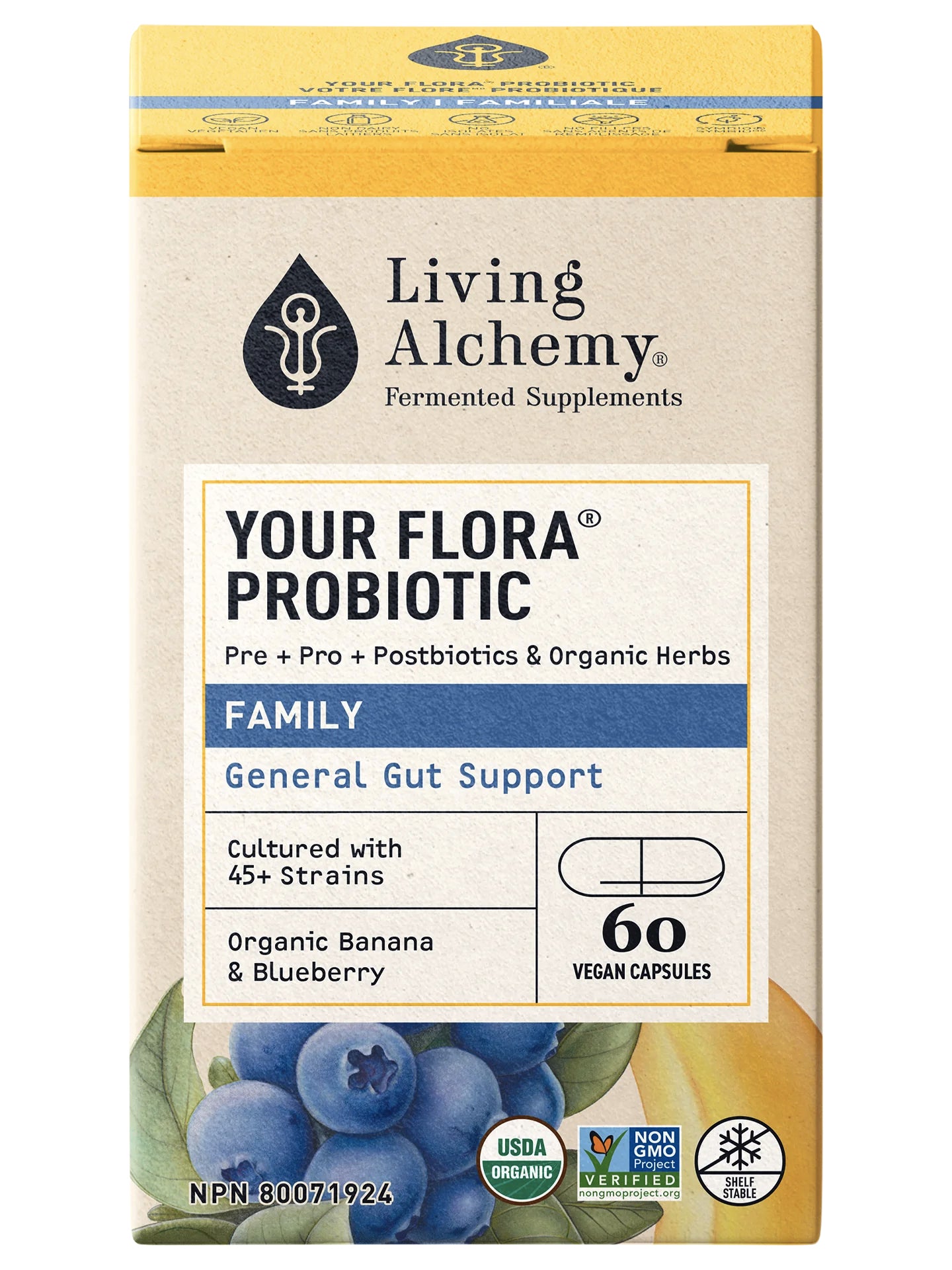 Votre Flore Famille - Living Alchemy - 60 capsules