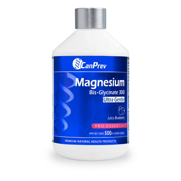 Magnesium bisglycinate 300 - Ultra-doux - Bleuet - CanPrev - 500ml