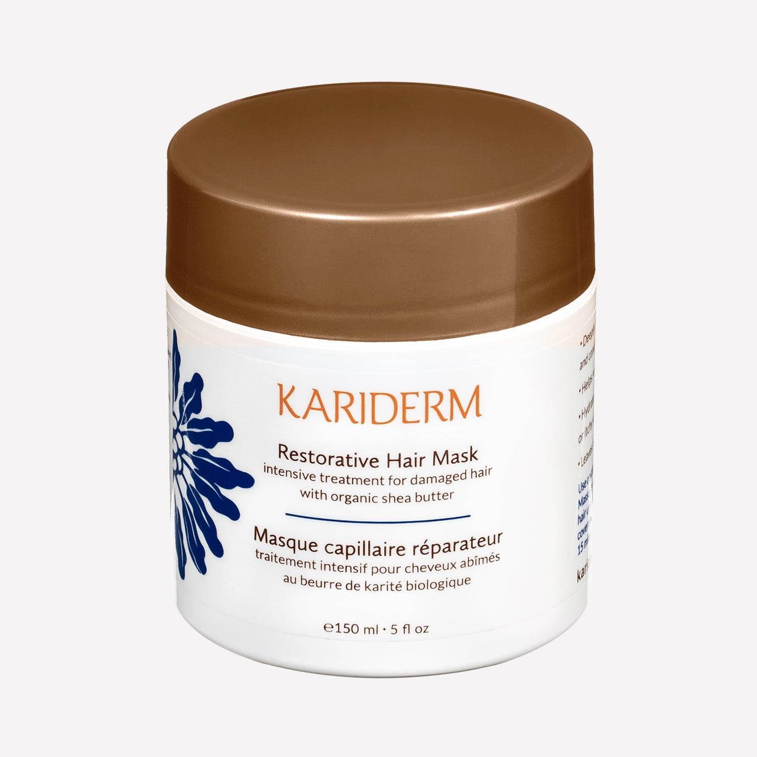 Masque capillaire réparateur - Kariderm - 150ml