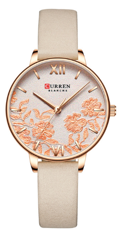 Montre pour femme Curren - Cuir beige