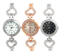 Montre femme coeurs or rose