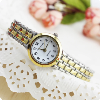 Montre pour femme deux tons