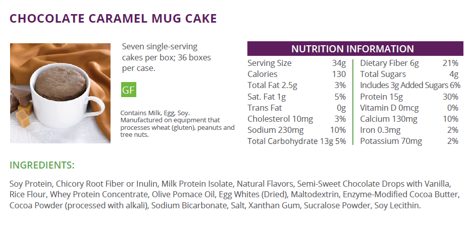 Mug cake choco-caramel protéiné - Health Wise