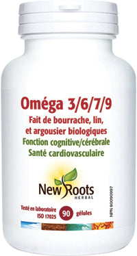 Omégas 3/6/7/9 - New Roots - 90 gélules