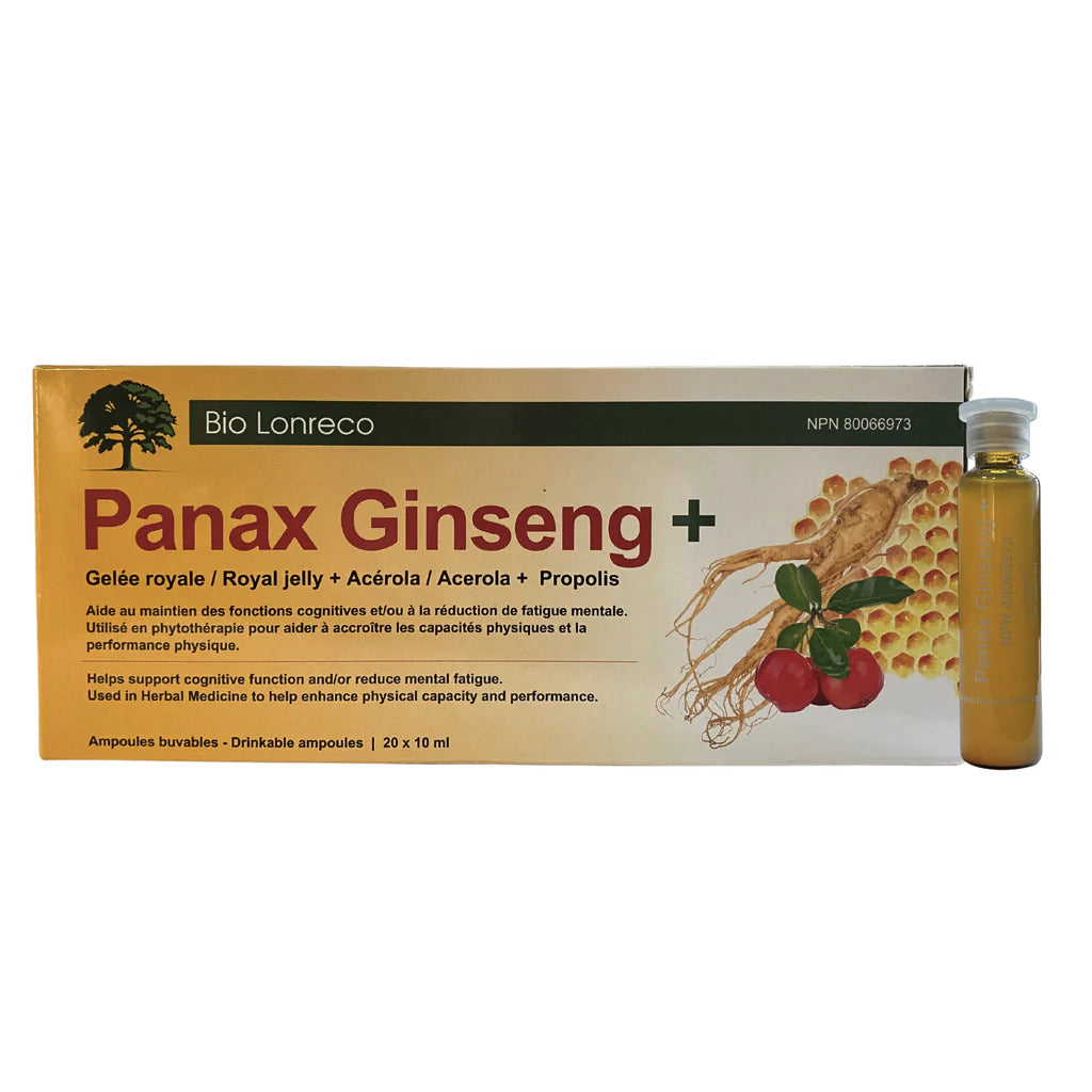 Panax Ginseng Plus - Bio Lorenco - 20 ampoules de 10ml