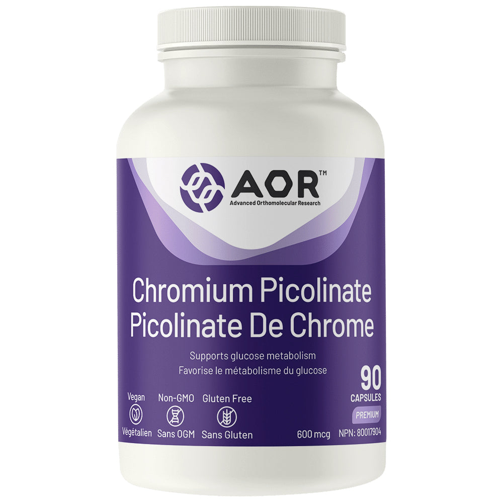 Picolinate de chrome - AOR - 90 capsules